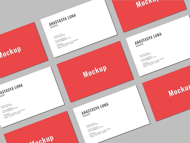 Business card mockup