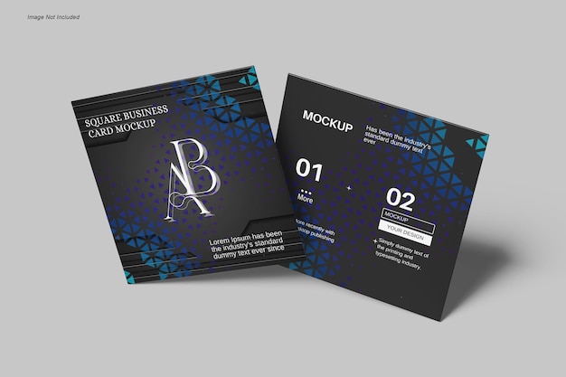 PSD business card mockup