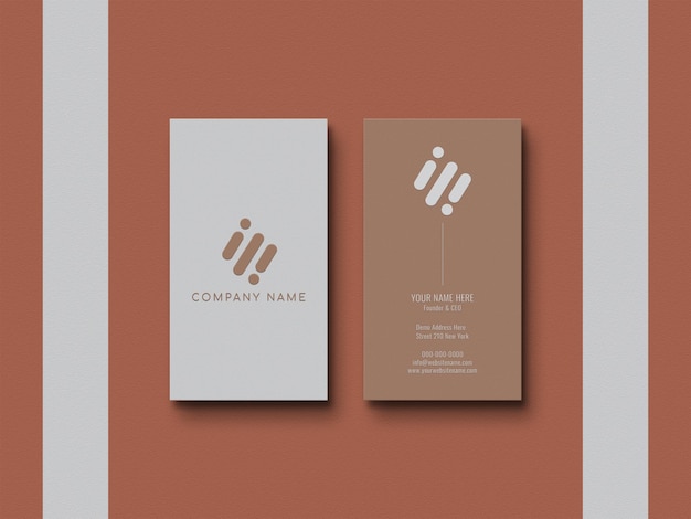 Business card mockup