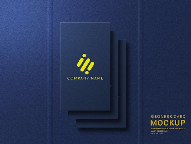 PSD business card mockup