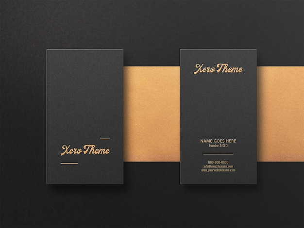 Business card mockup