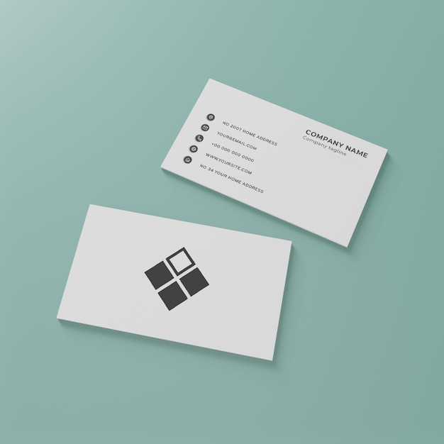 business card mockup