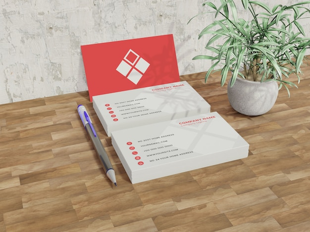 Business card mockup