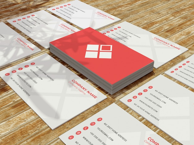 business card mockup