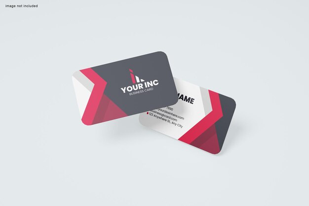 PSD business card mockup