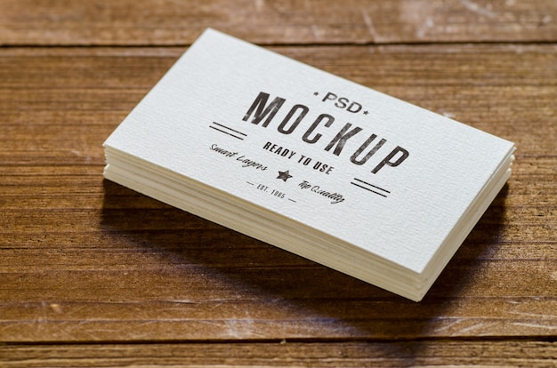 Business card mockup