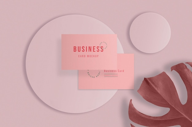 Business card mockup