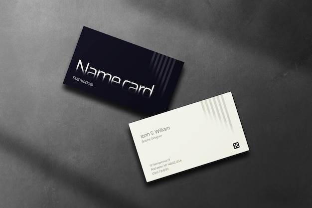 Business card mockup