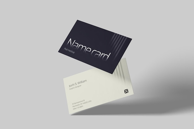 Business card mockup