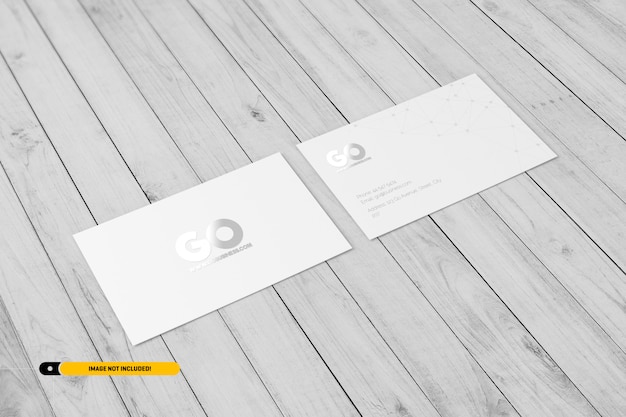 Business card mockup