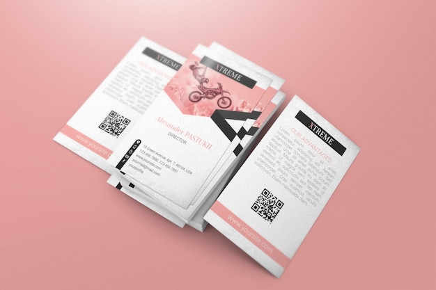 Business card mockup