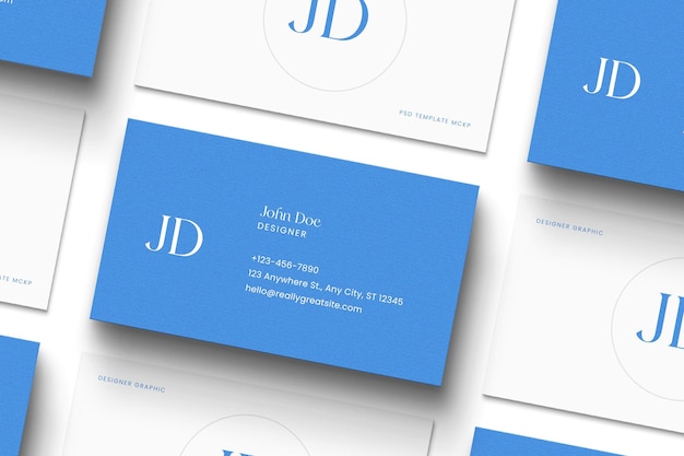 Business card mockup