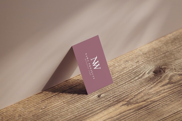 Business card mockup