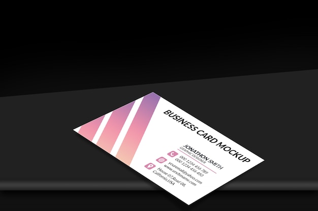 Business card mockup