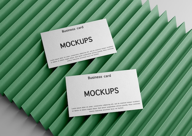 PSD business card mockups