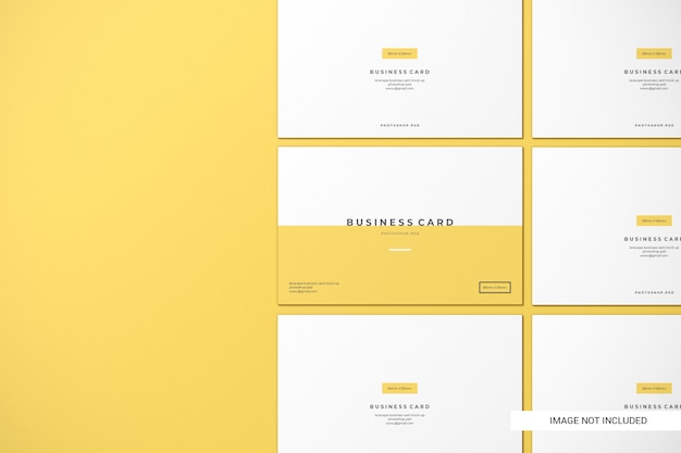 PSD business card mockups