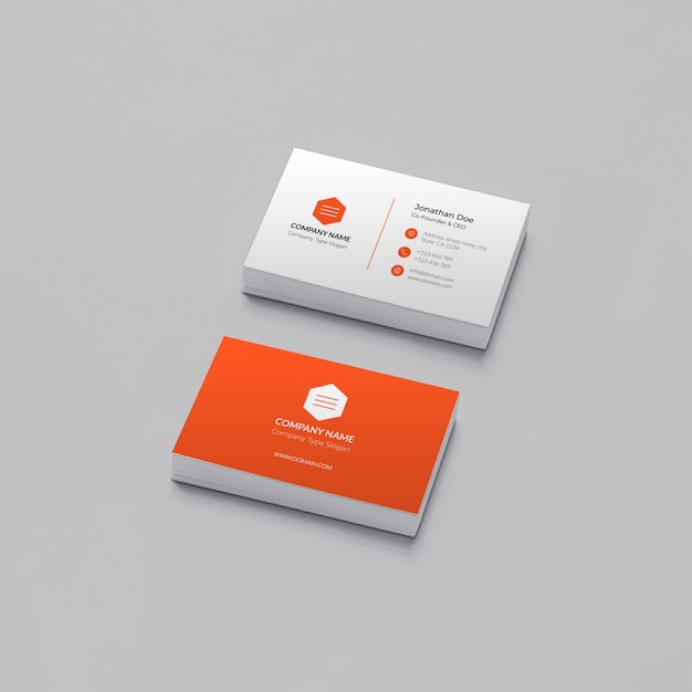 Business card mockups