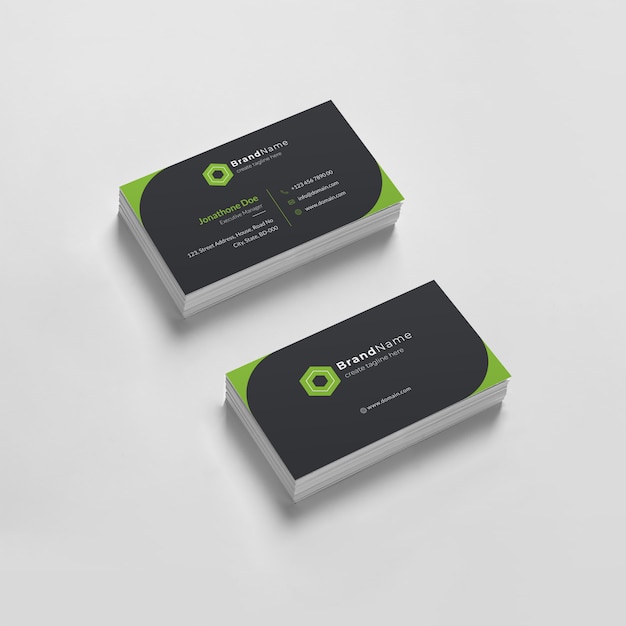 Business card mockups