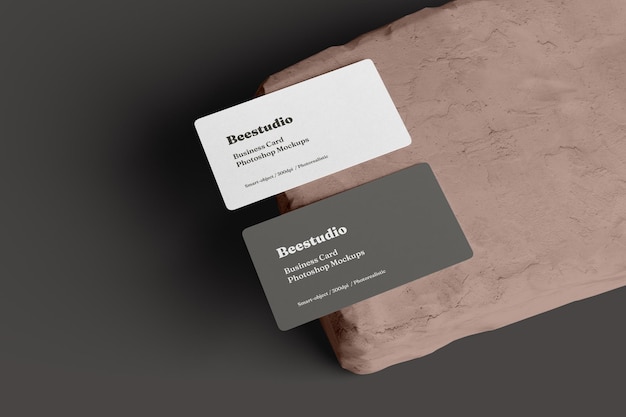 PSD business card mockups