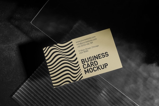 Business card mokcup design