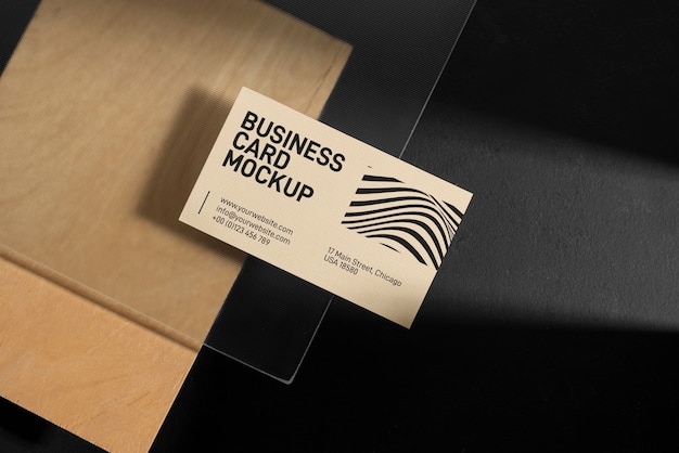 PSD business card mokcup design