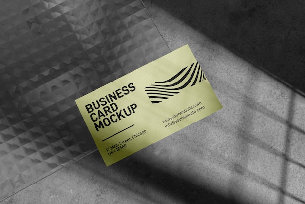 Business card mokcup design