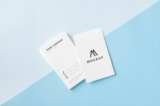 PSD business card and name card mockup