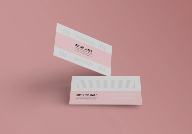 Business card psd mockup design