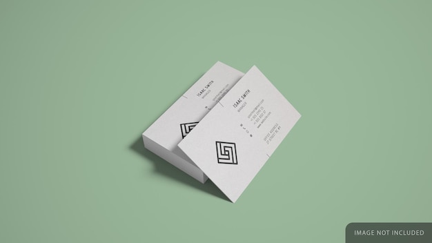 Business Card Stack Mockup Design