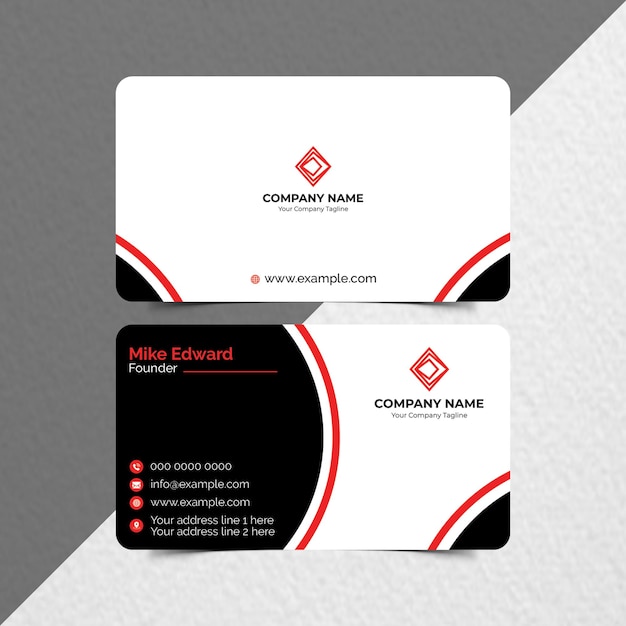 Business Card Template Design