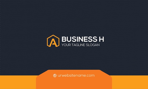 현대 로고 디자인 을 가진 비지니스 카드 템플릿