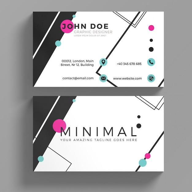 PSD business card template