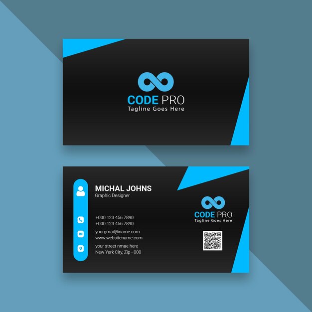 PSD business card template