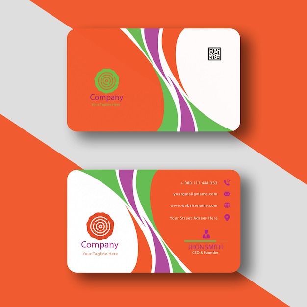 Business card template