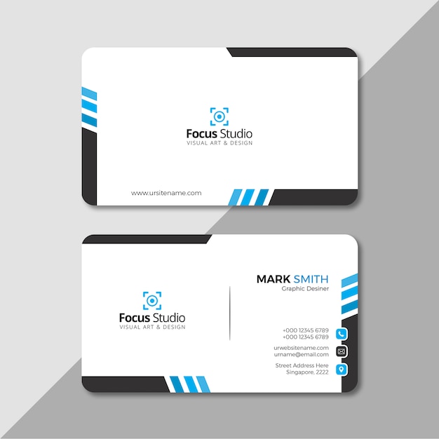 PSD business card template