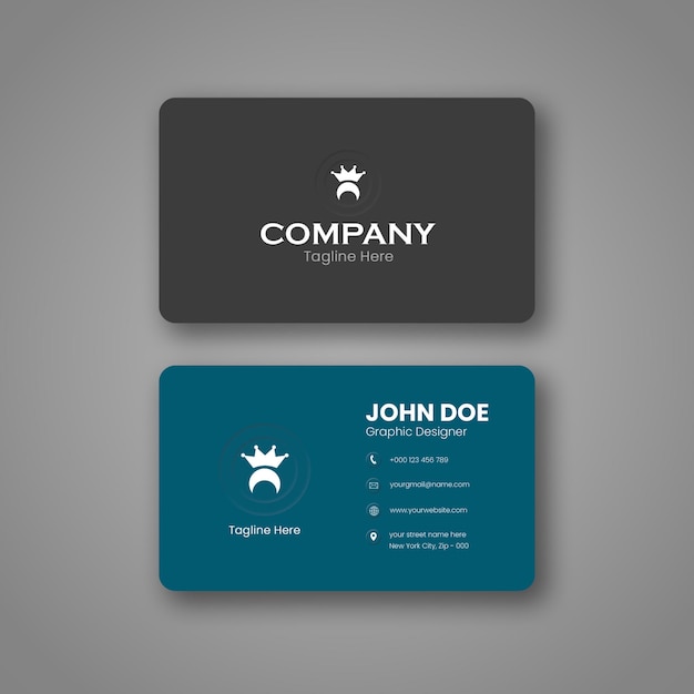 PSD business card template