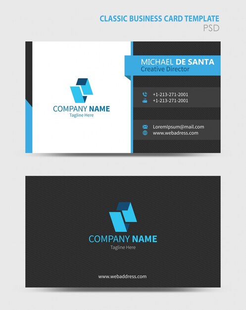 Business card template