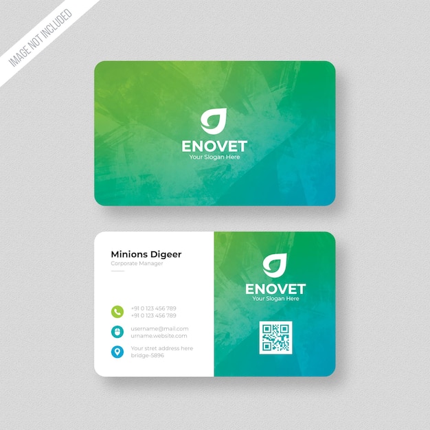 PSD business card template