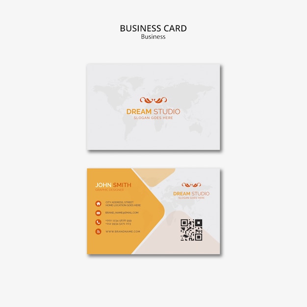 PSD business card template