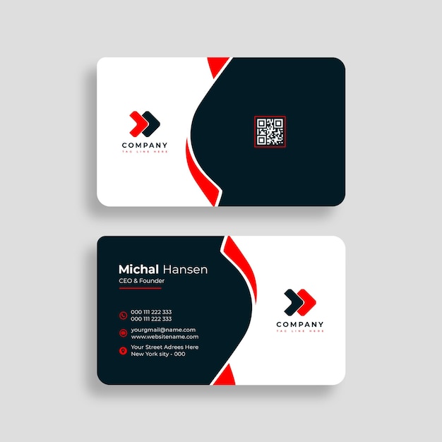 PSD business card template