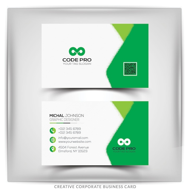 PSD business card template