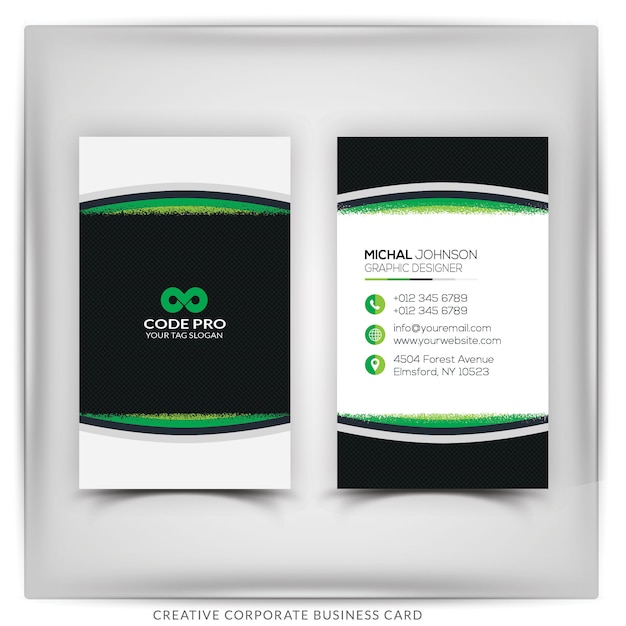 PSD business card template