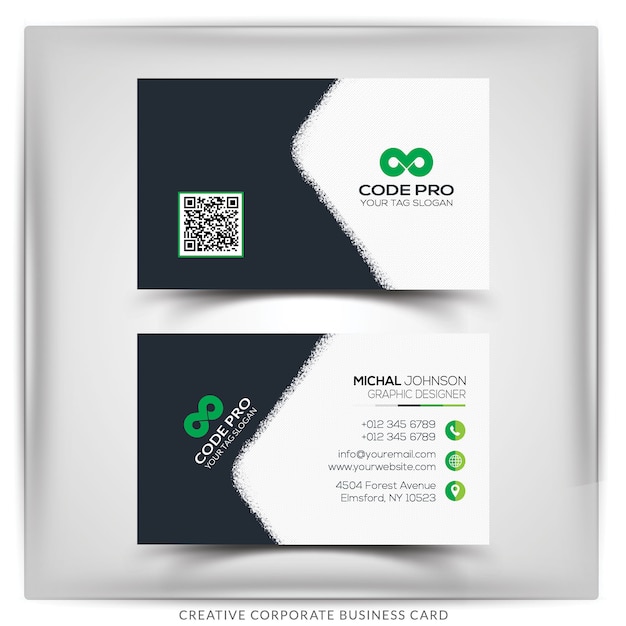 PSD business card template