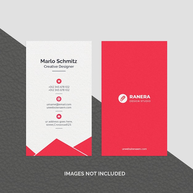 Business card template