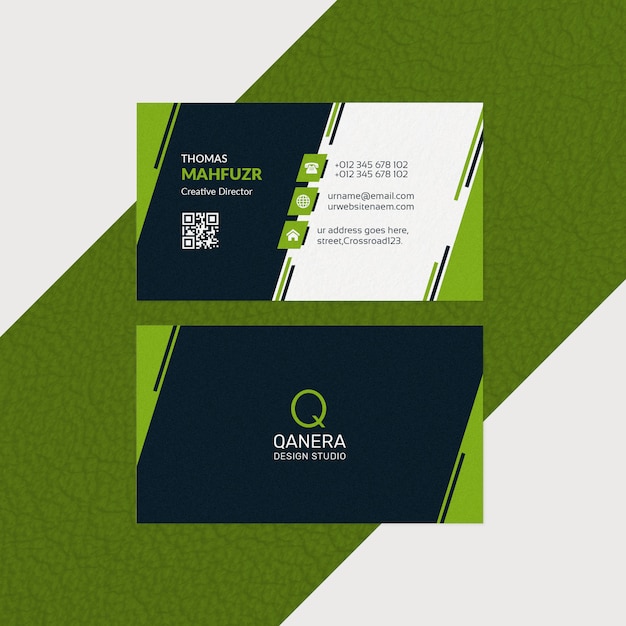 PSD business card template