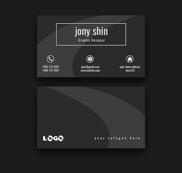 PSD business card template