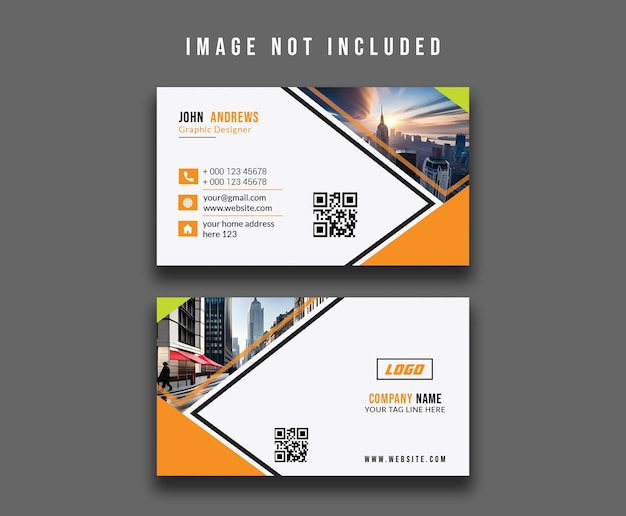 Business card template