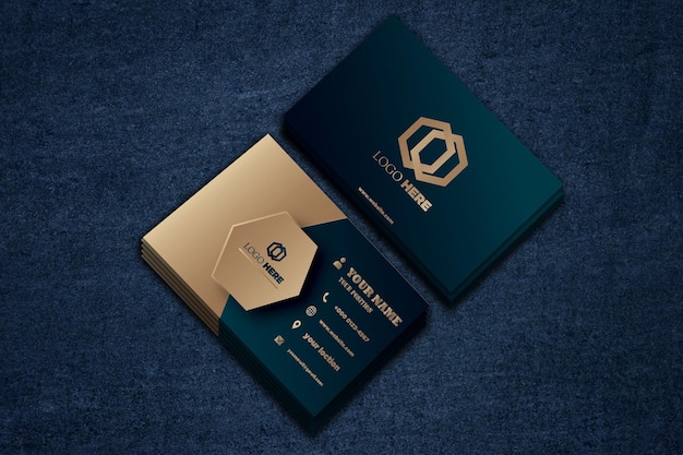 Business card and template