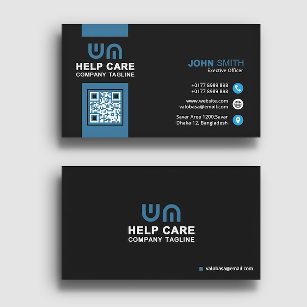 Business card template