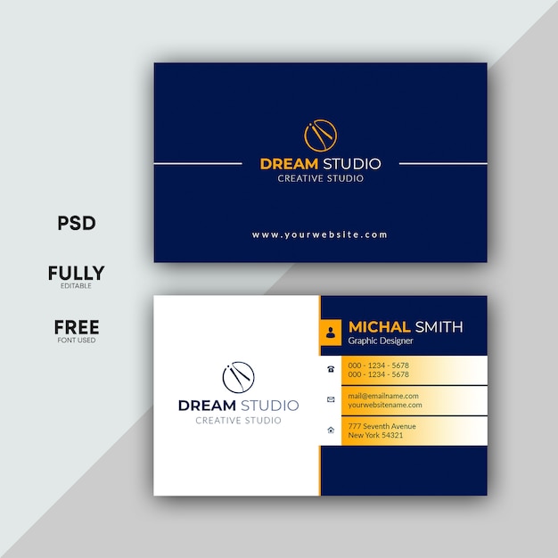 PSD business card templates